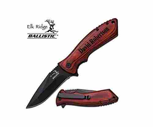 Elk Ridge Personalized Quality Pocket Knife