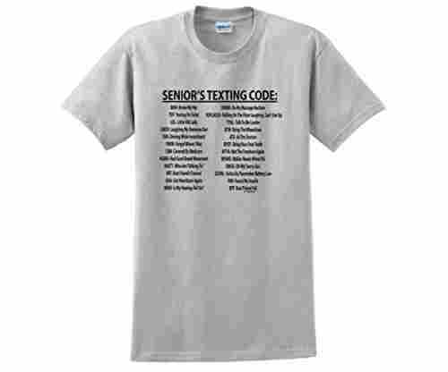 Senior Citizen Texting Code T-Shirt