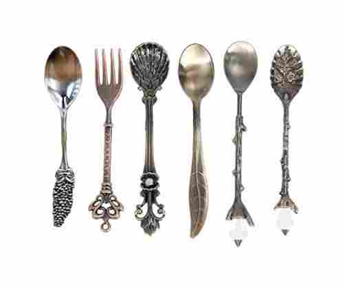 Awakingdemi Vintage Royal Style Carved Spoons