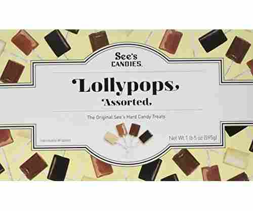 See’s Candies Assorted Lollypops – All 4 Flavors