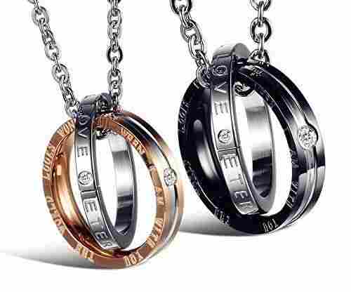 His & Hers Matching Necklace Set