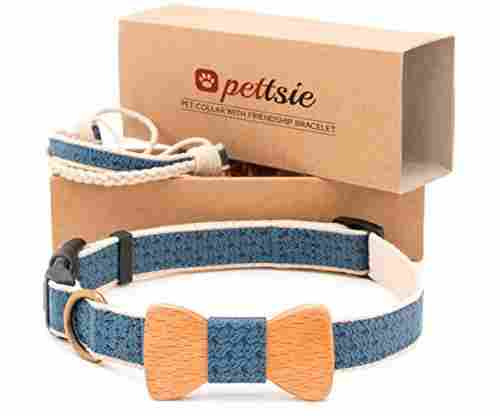 Pettsie Dog Collar Bow Tie and Friendship Bracelet