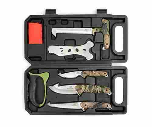 Mossy Oak Hunting Field Dressing Kit and Game Processor Set