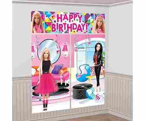 Barbie Sparkle Birthday Wall Decorating Kit