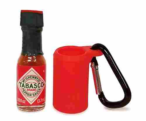 Tabasco Sauce Keychain – Includes Mini Bottle of Original Hot Sauce
