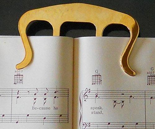 Gold Clip Music Bookmark