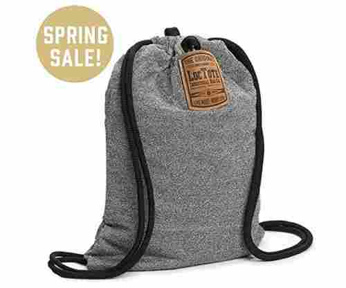 LOCTOTE Flak Sack – The Original Theft-Resistant Drawstring Backpack | Anti-theft | Theft-Proof Travel Backpack | Lockable | Slash-Resistant