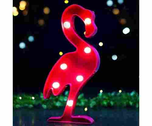 QiaoFei Pink Flamingo Party Light, Marquee Lights for Wall