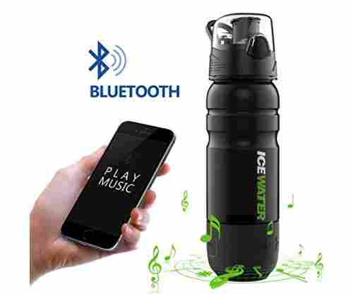 2-in-1 Water Bottle+Bluetooth Speaker