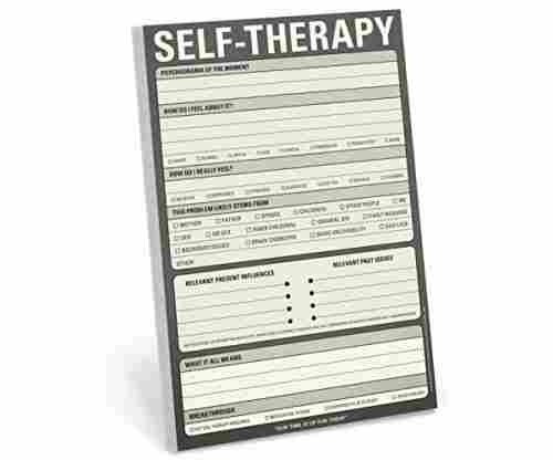 Knock Knock Self-Therapy Note Pad