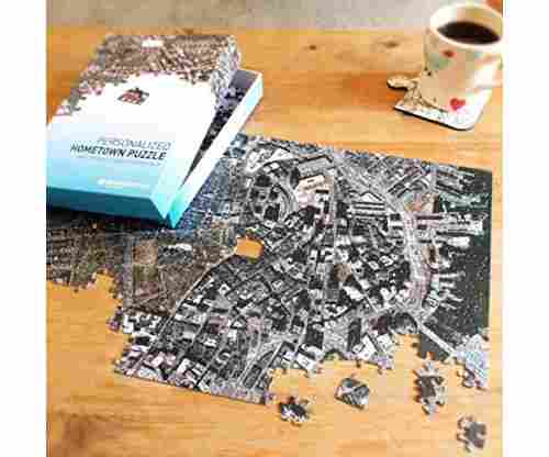 Personalized ‘My Hometown’ Jigsaw Puzzle (Aerial Photography)