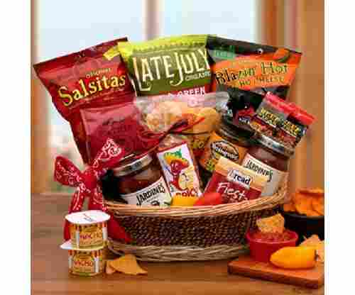 Spice It Up! Chips and Salsa Gourmet Gift Basket