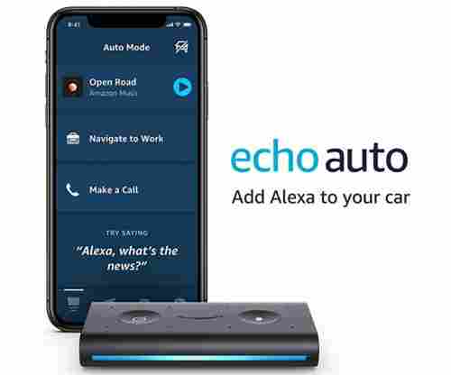 Echo Auto- Hands-free Alexa in Your Car With Your Phone