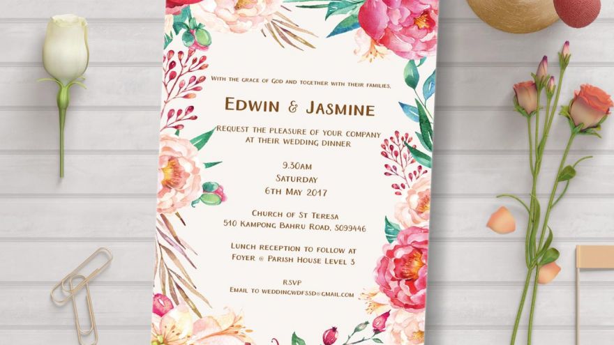 wedding invitation wording samples